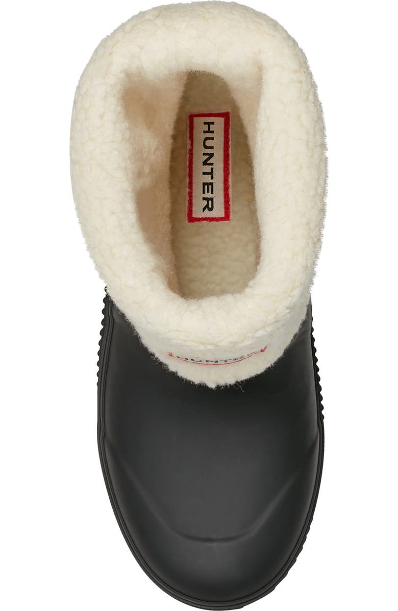 Hunter Thunor Indoor/Outdoor Insulated Roll Top Waterproof Snow Boot, Alternate, color, Black