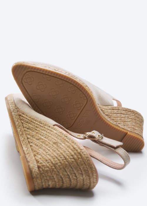 Viscata Palomera Canvas Espadrille Wedges In Brown