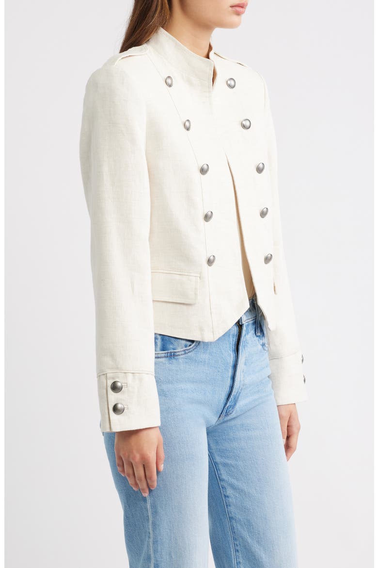 Linen Jacket, Alternate, color, BEIGE