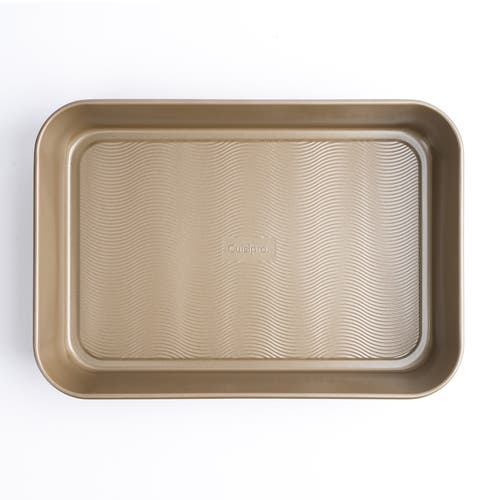 Cuisipro 15.5 X 11-inch Rectangular Steel Nonstick Roasting Pan In Brown