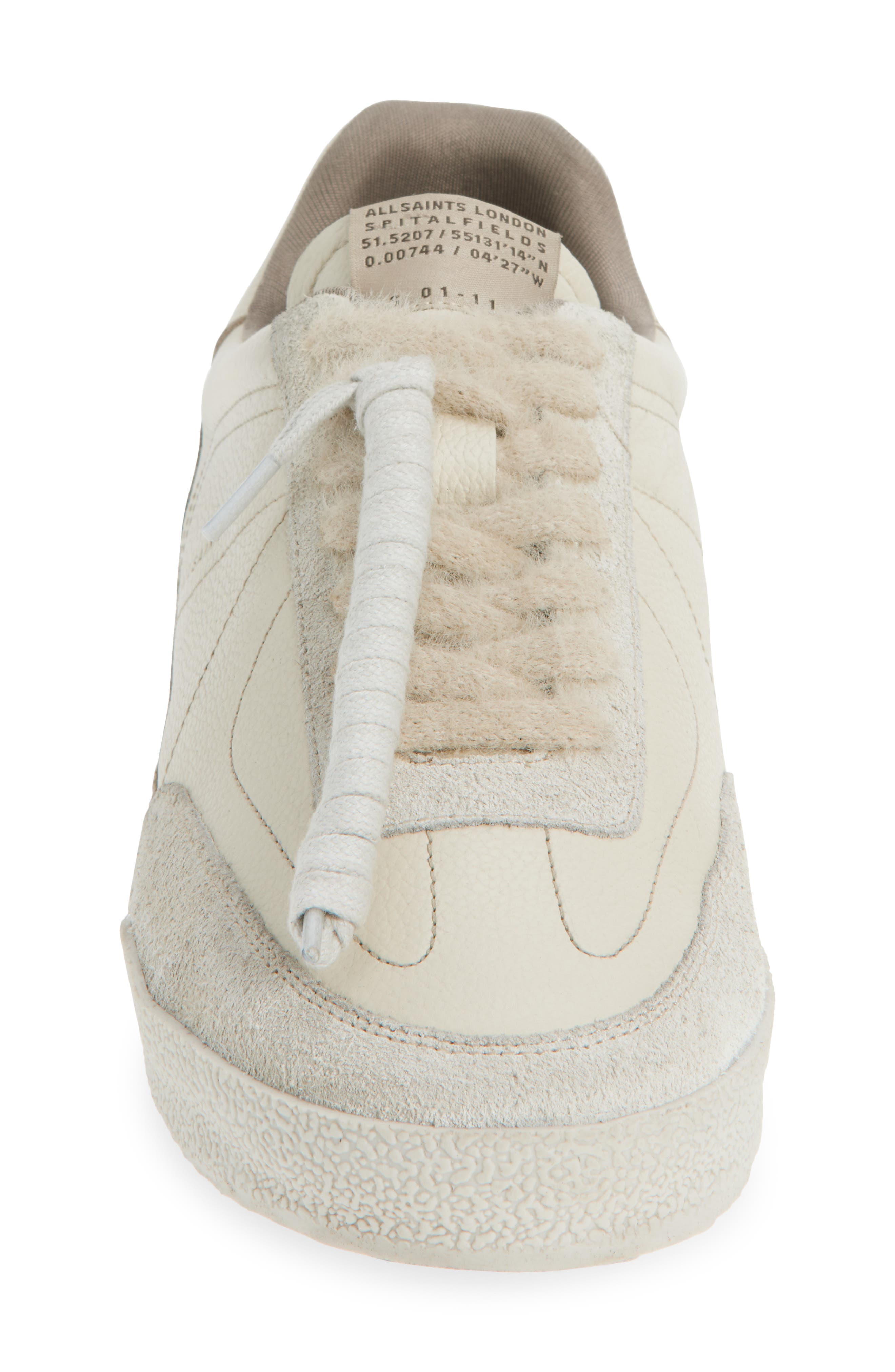 AllSaints Harri Low Top Sneaker, Alternate, color, Chalk White/ White