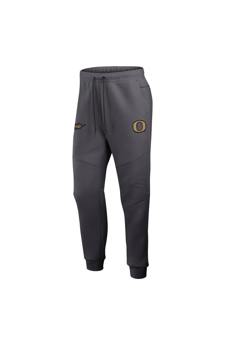 Nike Men's Nike Anthracite Oregon Ducks Shoe Duck Tech Fleece Jogger Pants, Alternate, color, Anthracite