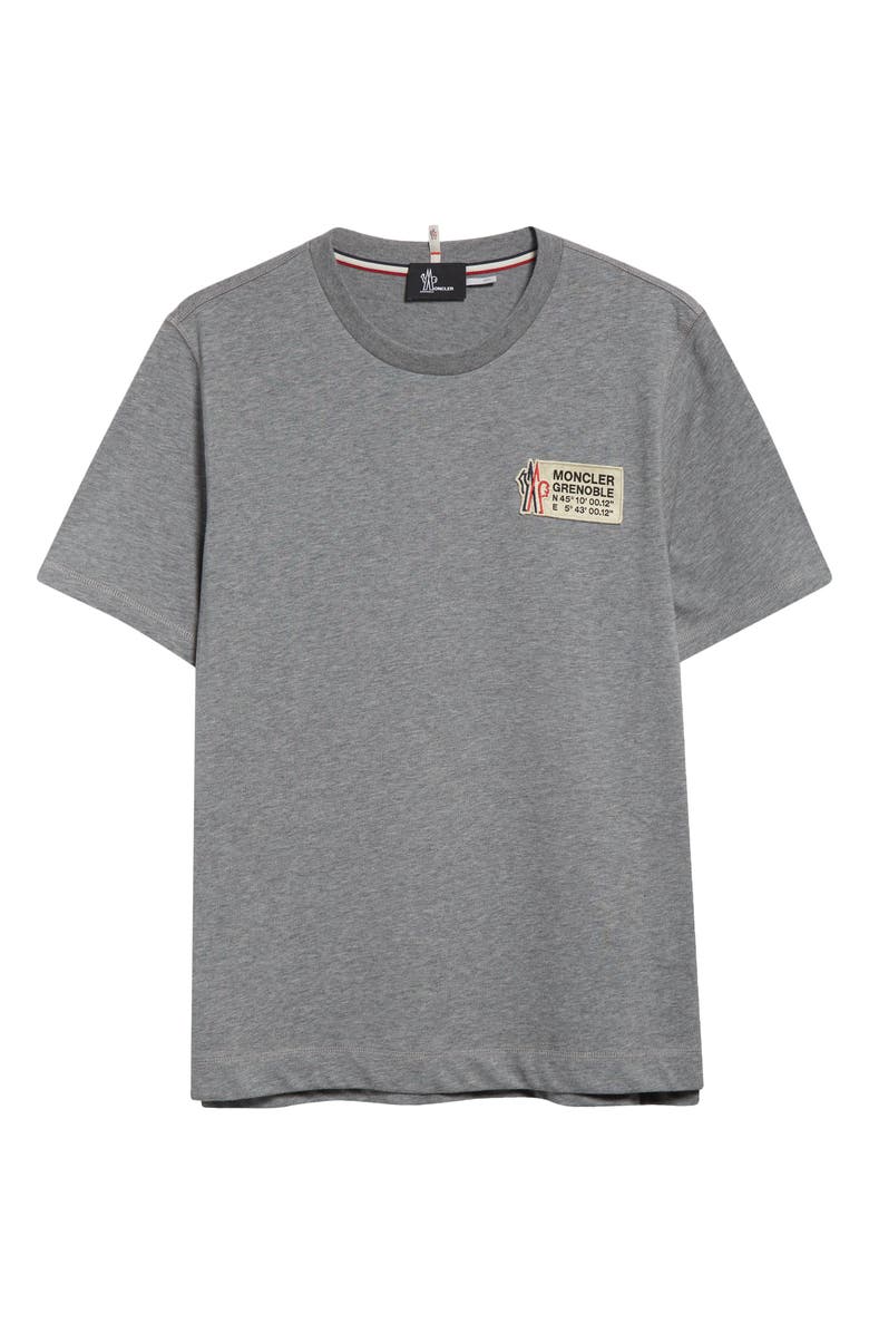 Moncler Grenoble Embroidered Logo Cotton T-Shirt, Alternate, color, 