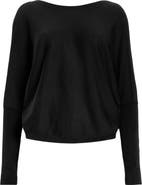 AllSaints Julieana Reversible Dolman Sleeve Crop Sweater