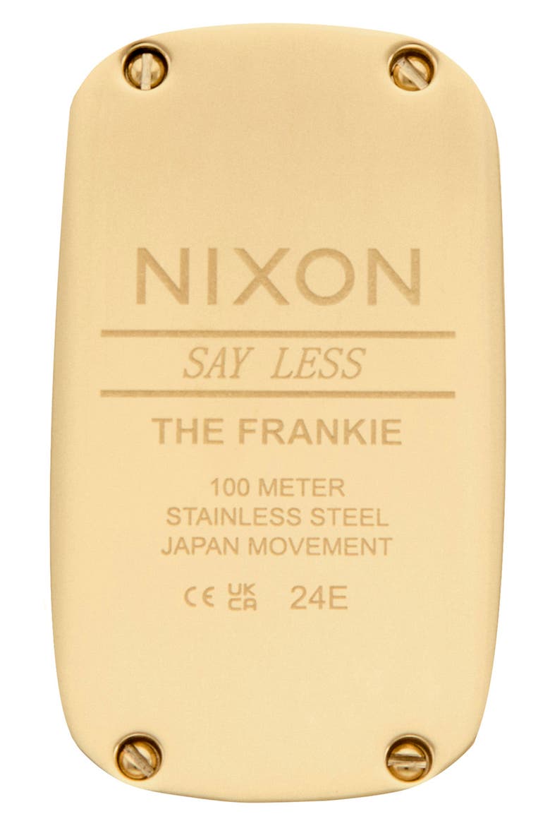 Frankie Bracelet Watch, 24mm, Alternate, color, MID CENTURY / GOLD / BLACK