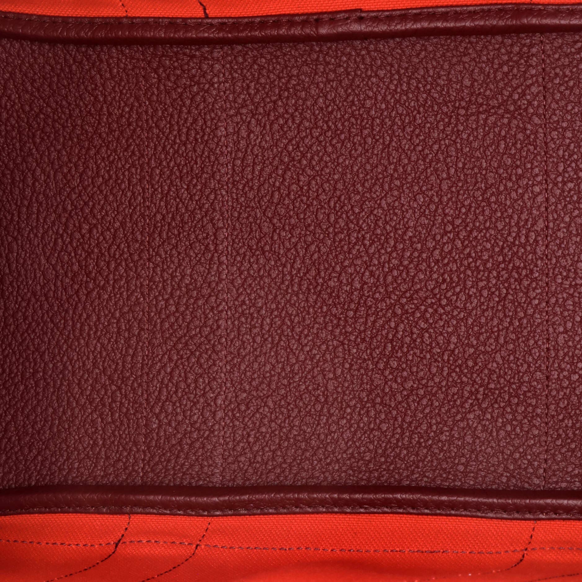 Pre-Owned Hermes Garden Party Tote Toile and Leather 36, Alternate, color, Bordeaux