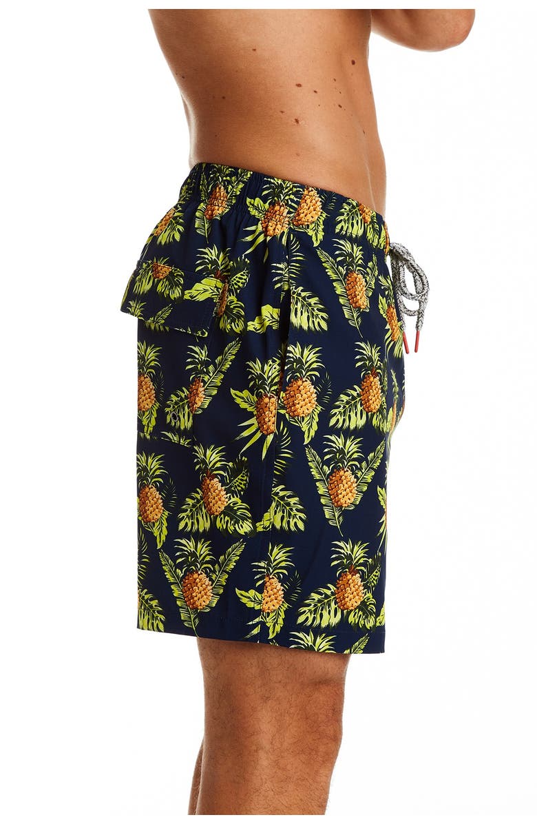 Rainforest Piña Colada Swim Trunks, Alternate, color, 