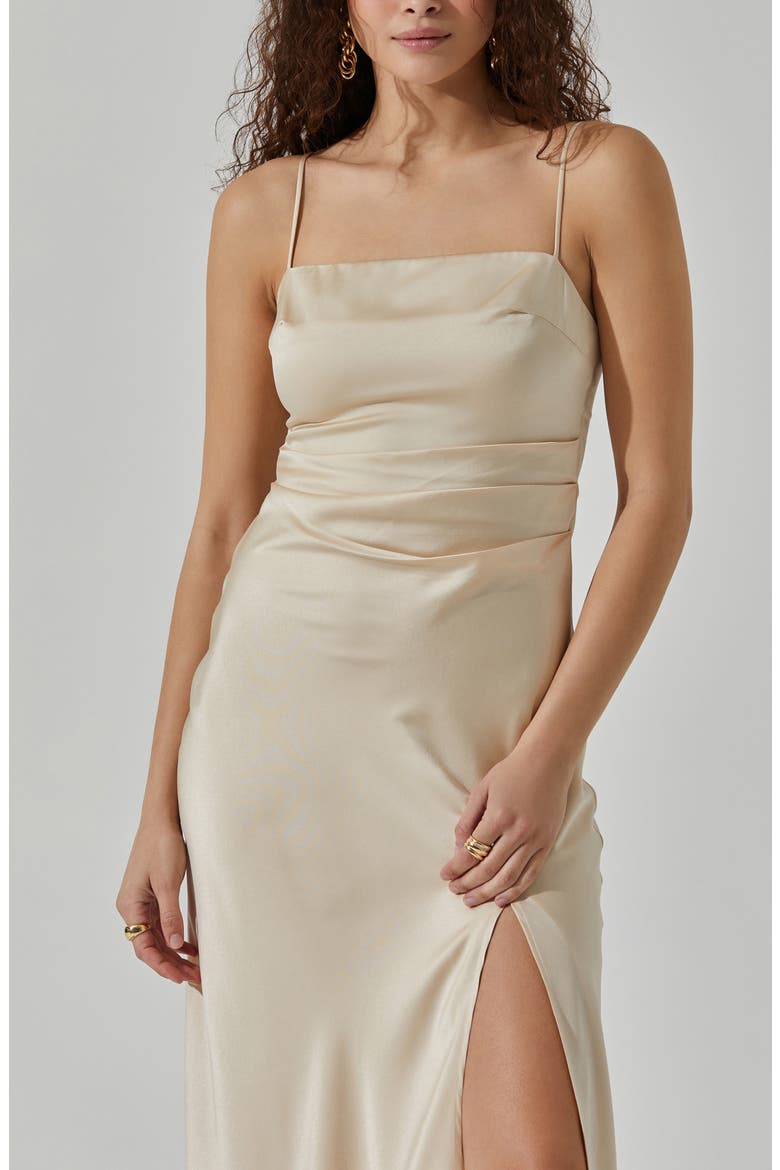 Satin Slipdress, Alternate, color, EGGSHELL