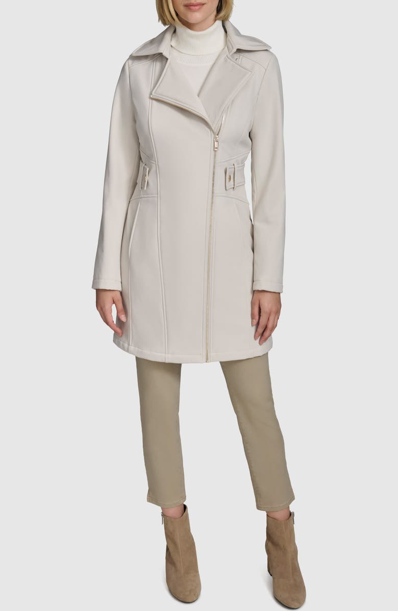 Andrew Marc Saylor Soft Shell Parka, Alternate, color, Cream