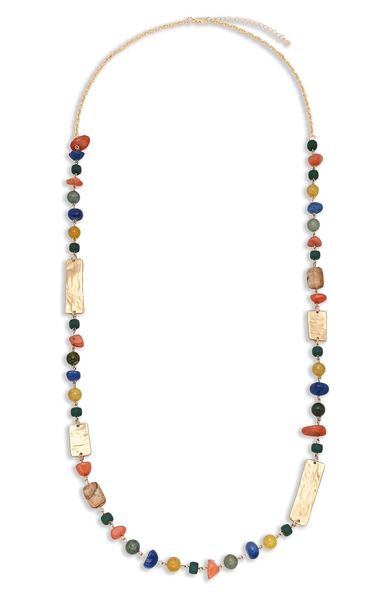 EYE CANDY LOS ANGELES Marisa Necklace, Alternate, color, Gold