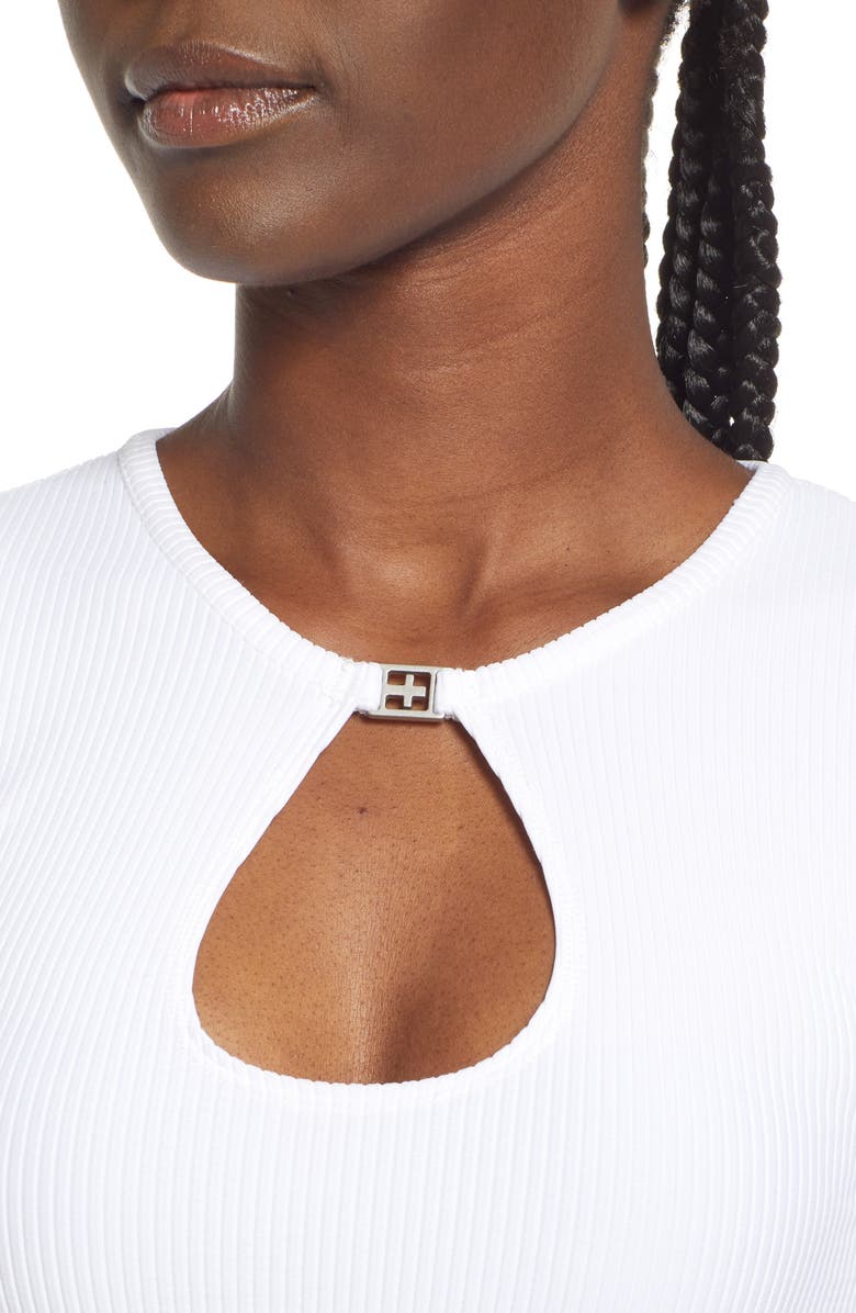 Ksubi Charmed Rib Keyhole T-Shirt, Alternate, color, 