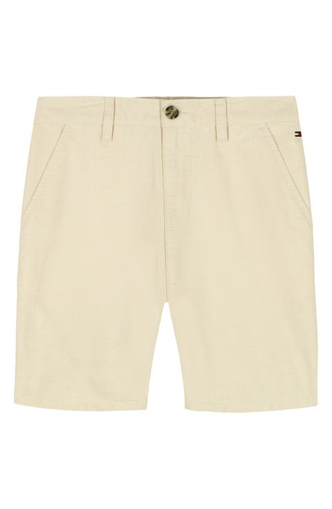 Kids' Flat Front Oxford Shorts (Big Kid)