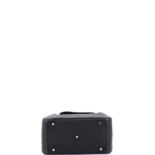 Pre-owned Hermes Hermes Lindy Bag Clemence 30 In Black