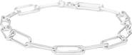 Bearfruit Jewelry Sterling Silver 18k Gold Plated Amelia Chain Bracelet Dainty Trendy
