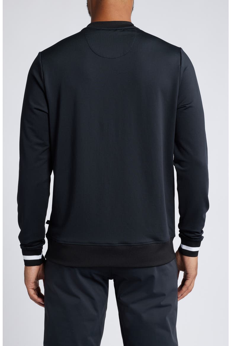 Chapman Golf Sweatshirt, Alternate, color, BLACK