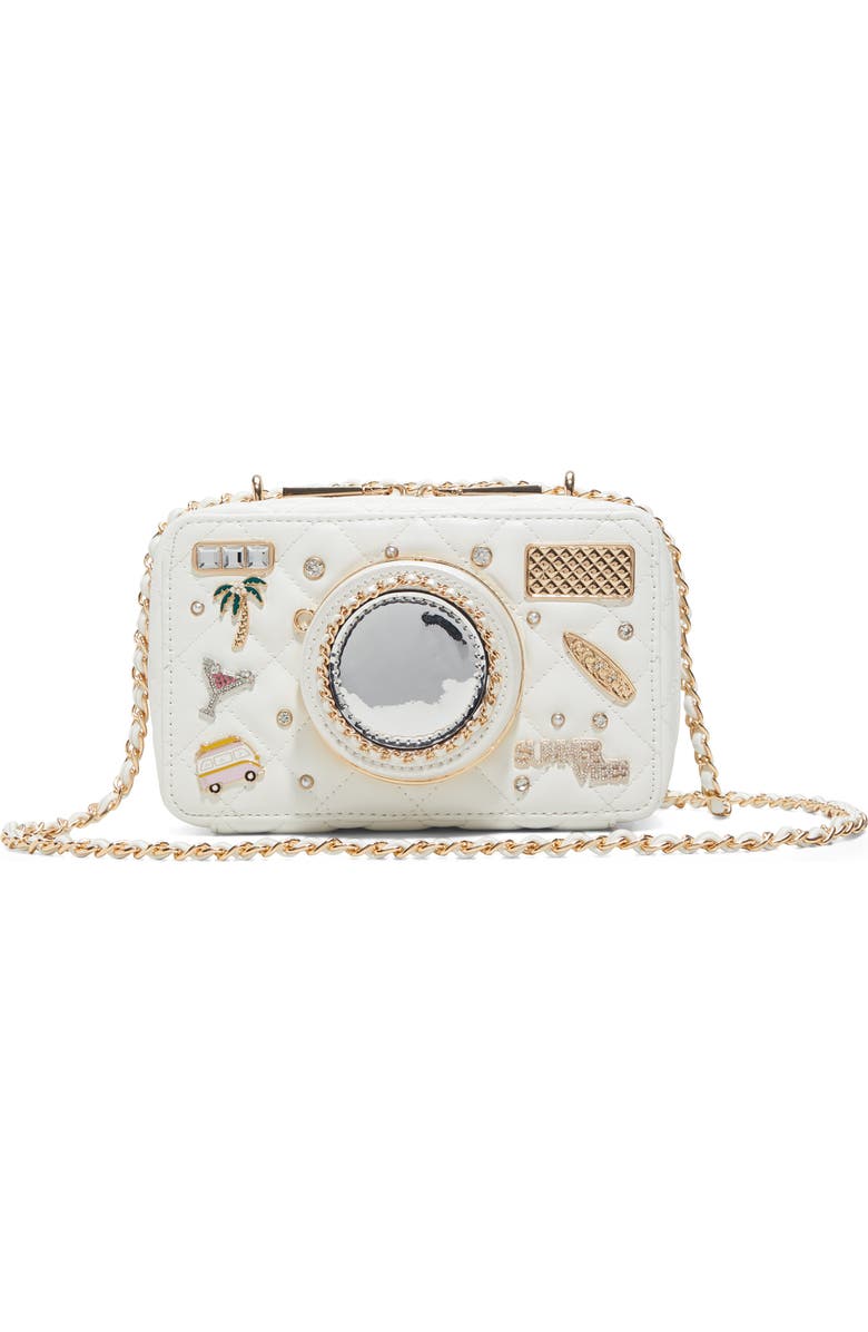 ALDO Caamy Quilted Faux Leather Crossbody Bag, Main, color,