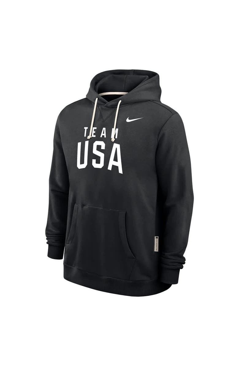 Nike Men's Nike Black Team USA Standard Issue Dri-FIT Hoodie, Alternate, color, Black
