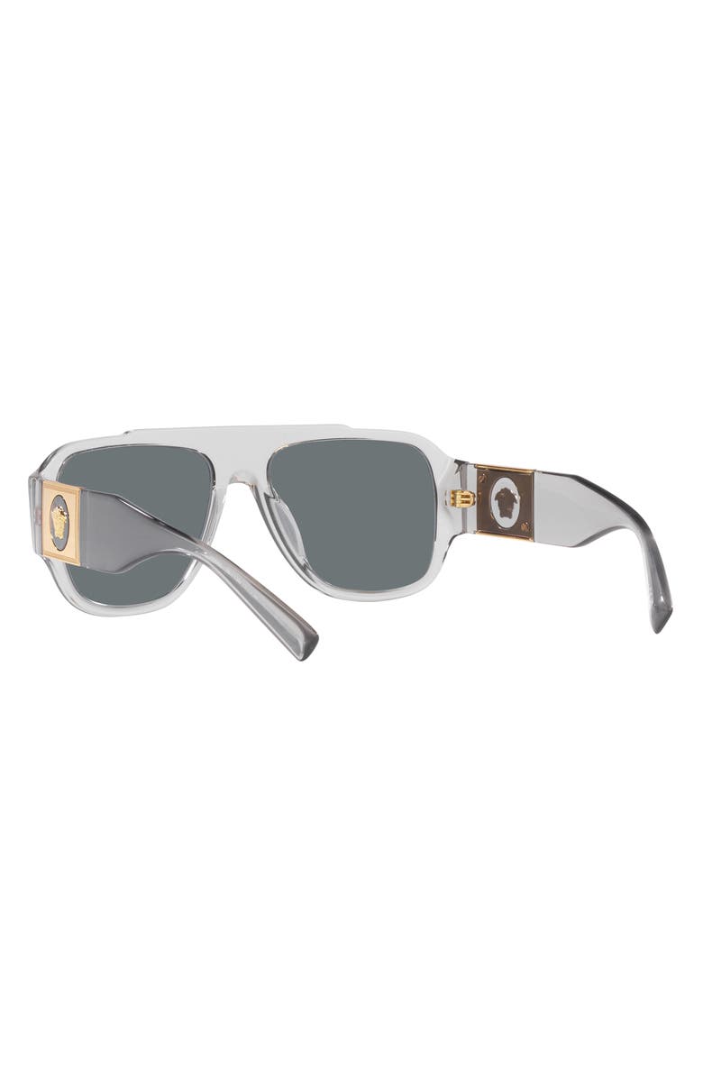 Versace 57mm Pillow Sunglasses, Alternate, color, 