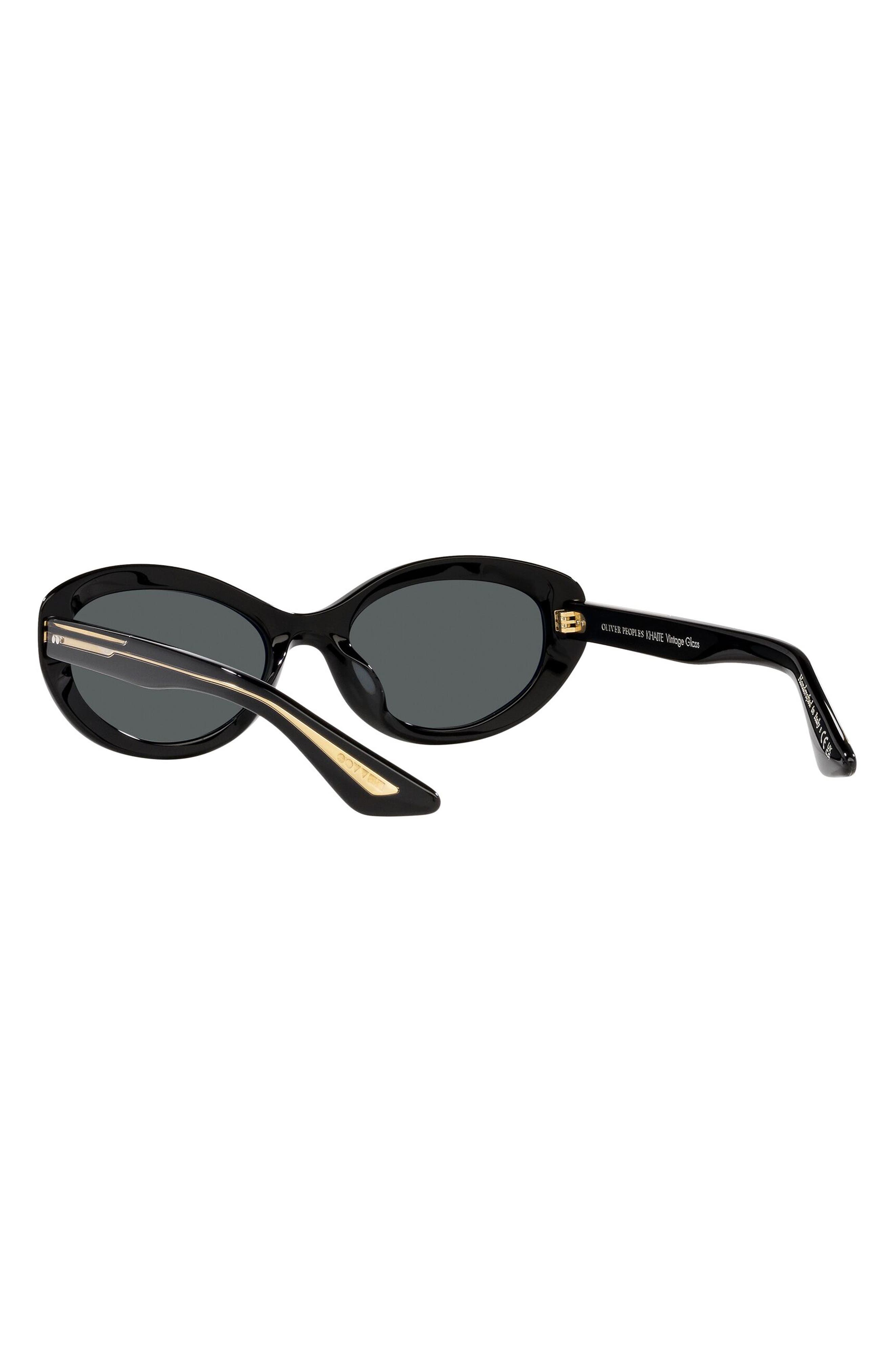 Oliver Peoples x KHAITE 1969C 53mm Oval Sunglasses (Women) | Nordstrom