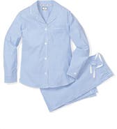 Petite Plume Seersucker Stripe Pajamas