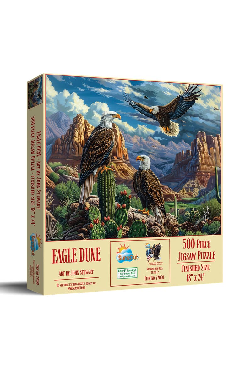 Eagle Dune 500 piece Jigsaw Puzzle for Adults, Main, color, Multicolor