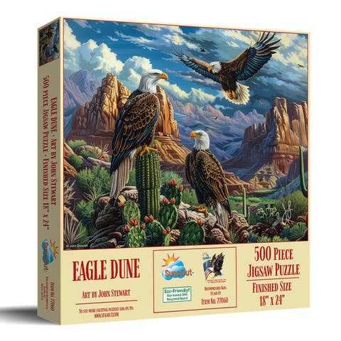 Eagle Dune 500 piece Jigsaw Puzzle for Adults