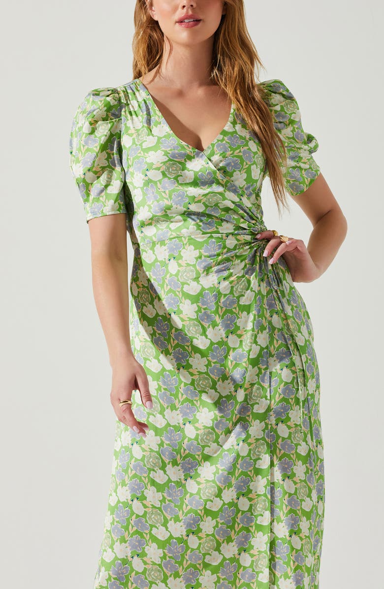 ASTR the Label Martina Ruched Dress, Alternate, color,