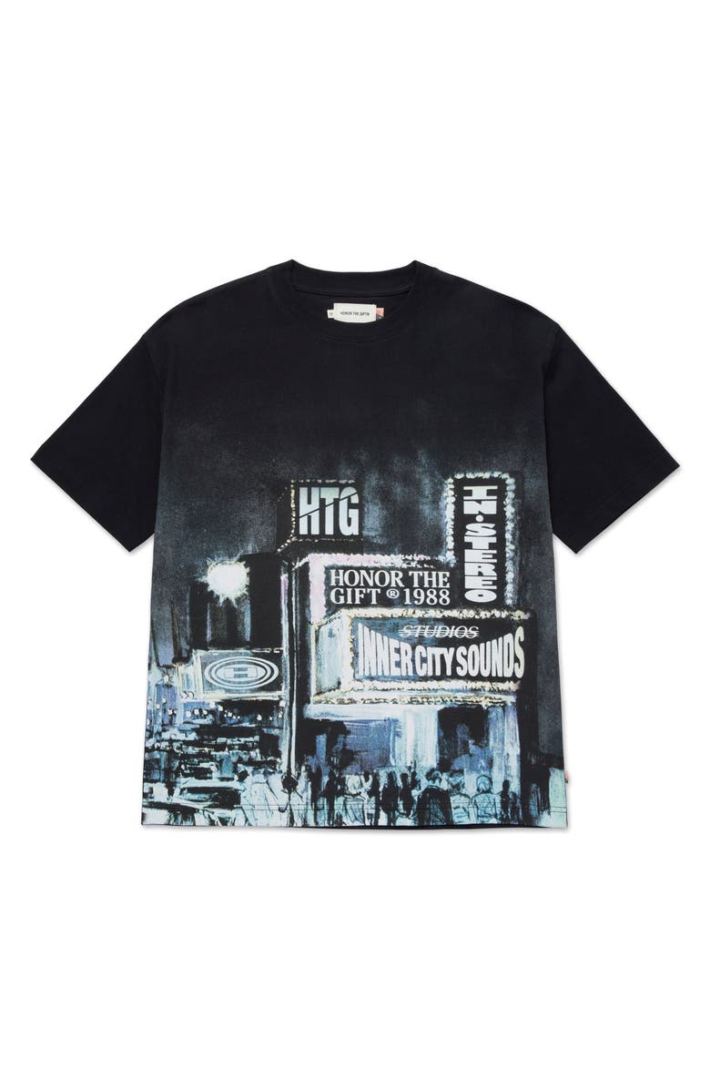 HONOR THE GIFT City Lights Box Graphic T-Shirt, Alternate, color, 