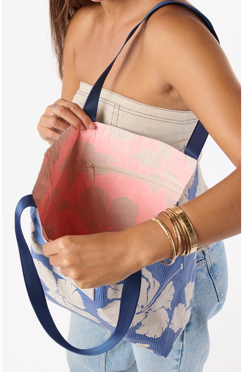 Aloha Collection Salina Reversible Water Resistant Tyvek<sup>®</sup> Tote, Alternate, color, Navy
