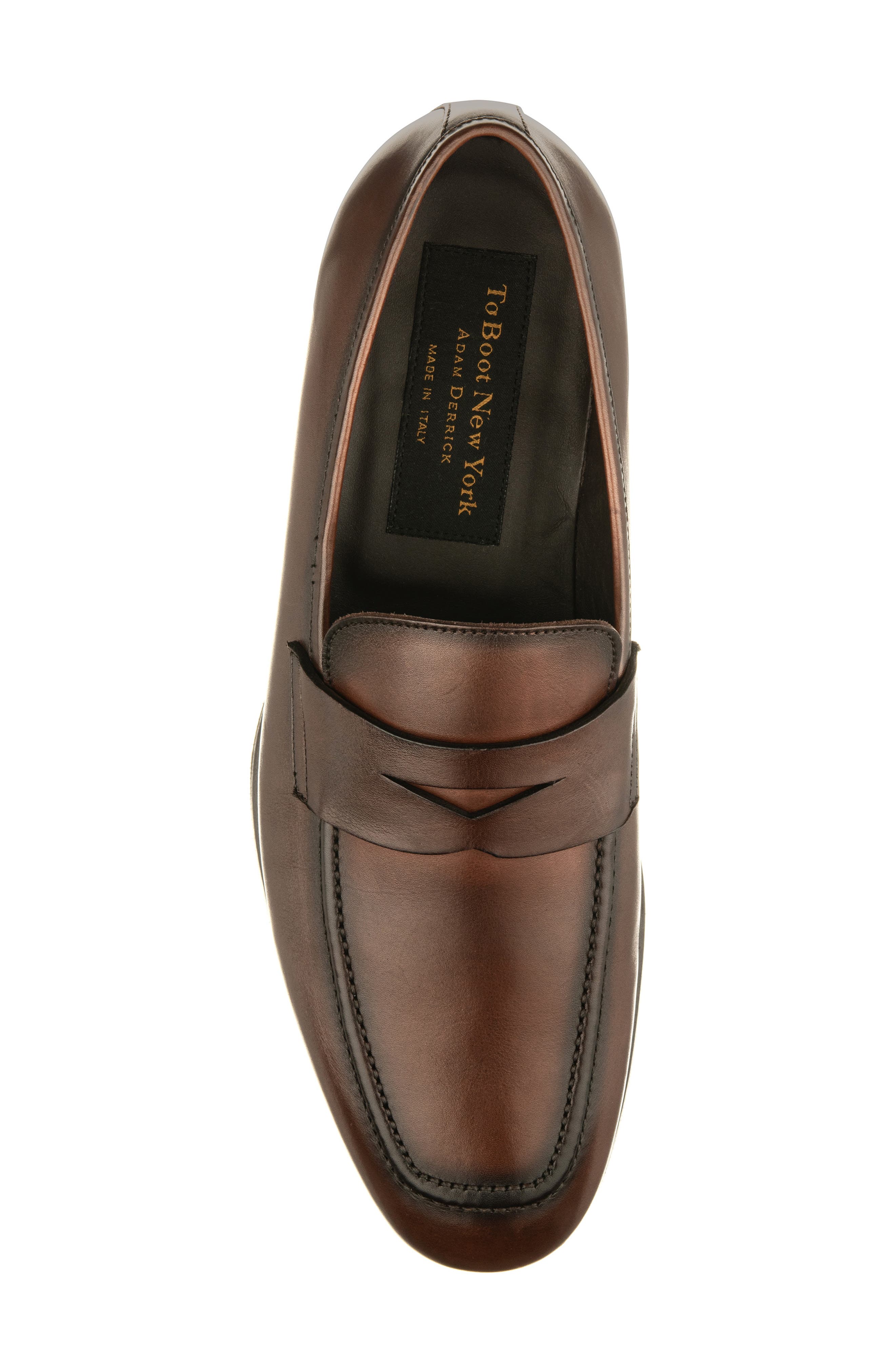 Ronny Penny Loafer, Alternate, color, BURNISHED BROWN