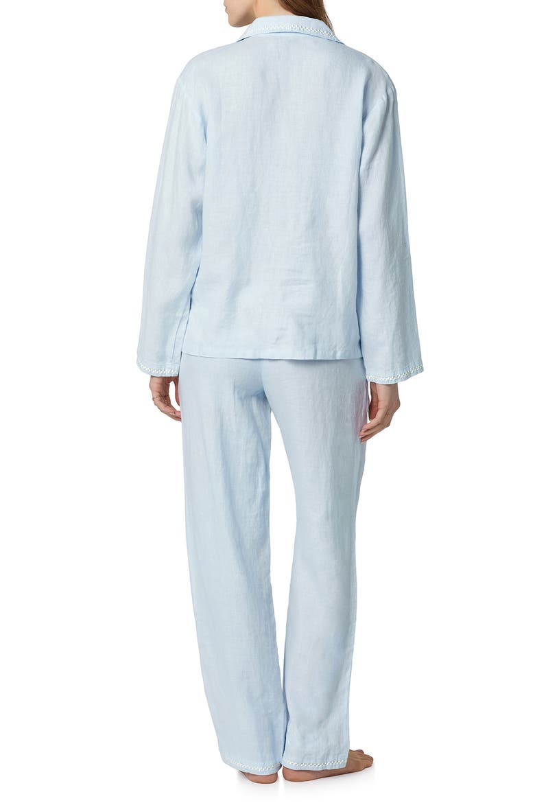 Linen Pajamas, Alternate, color, BABYS BREATH BLUE