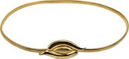 MADISON BEVERLY HILLS Vintage 1980s Gold Snake Stretch Skinny Belt