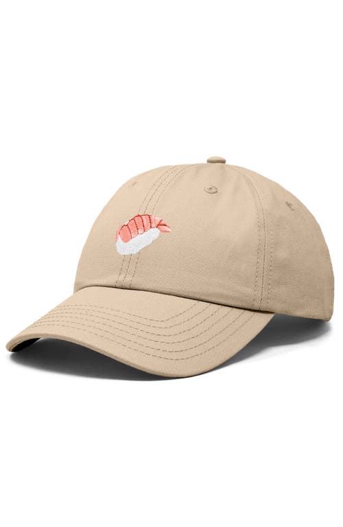 DALIX DALIX SHRIMP SUSHI EMBROIDERED DAD CAP 