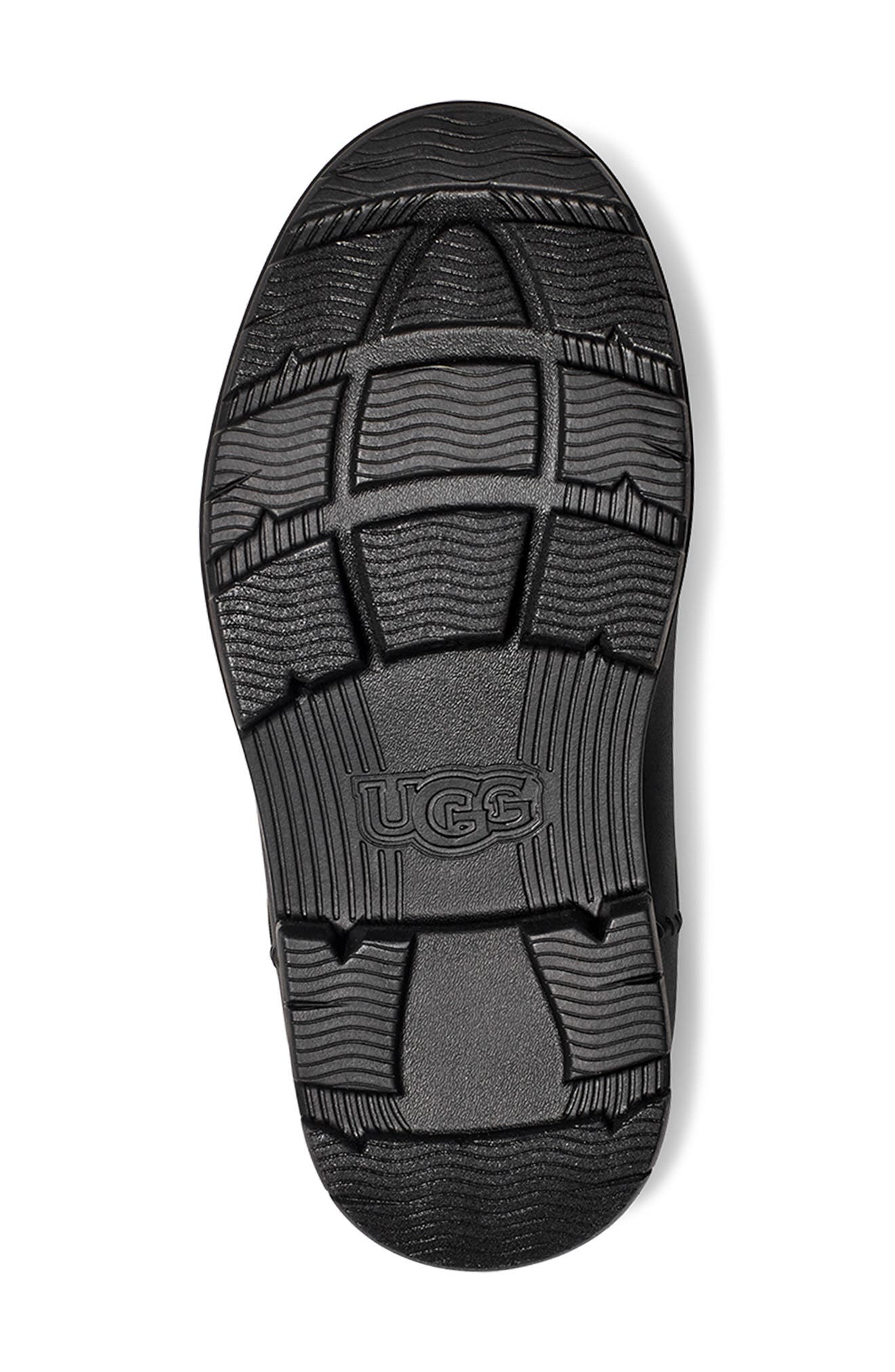 UGG<sup>®</sup> Kids' Droplet Waterproof Rain Boot, Alternate, color, Black