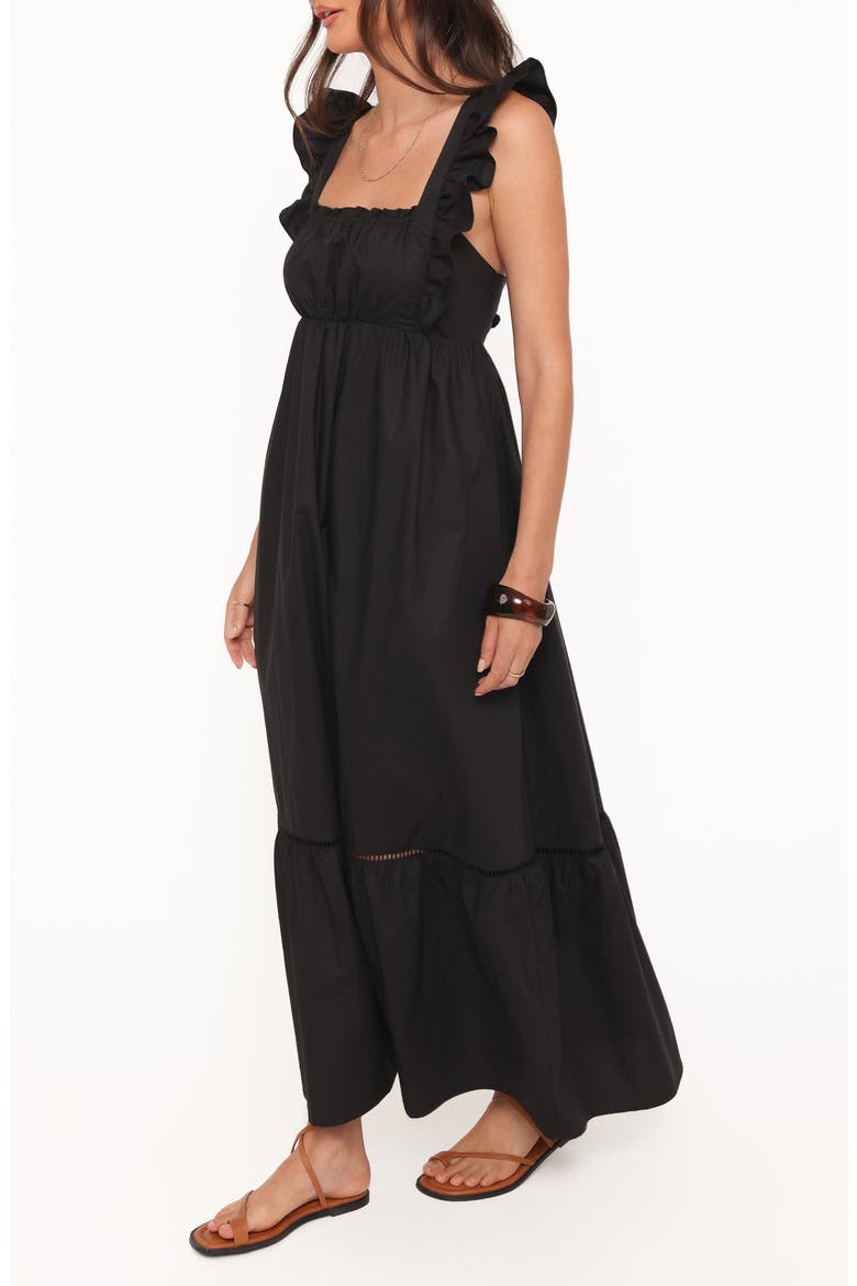 Danity Maxi Dress, Alternate, color, BLACK