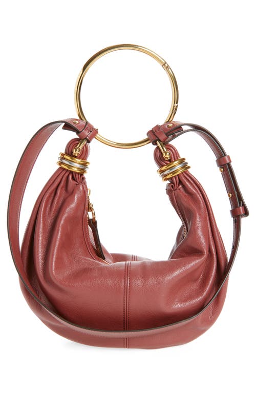 Chloé Chloè Bracelet Small Leather Hobo Bag