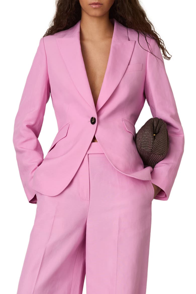Raine One-Button Blazer, Main, color, PINK