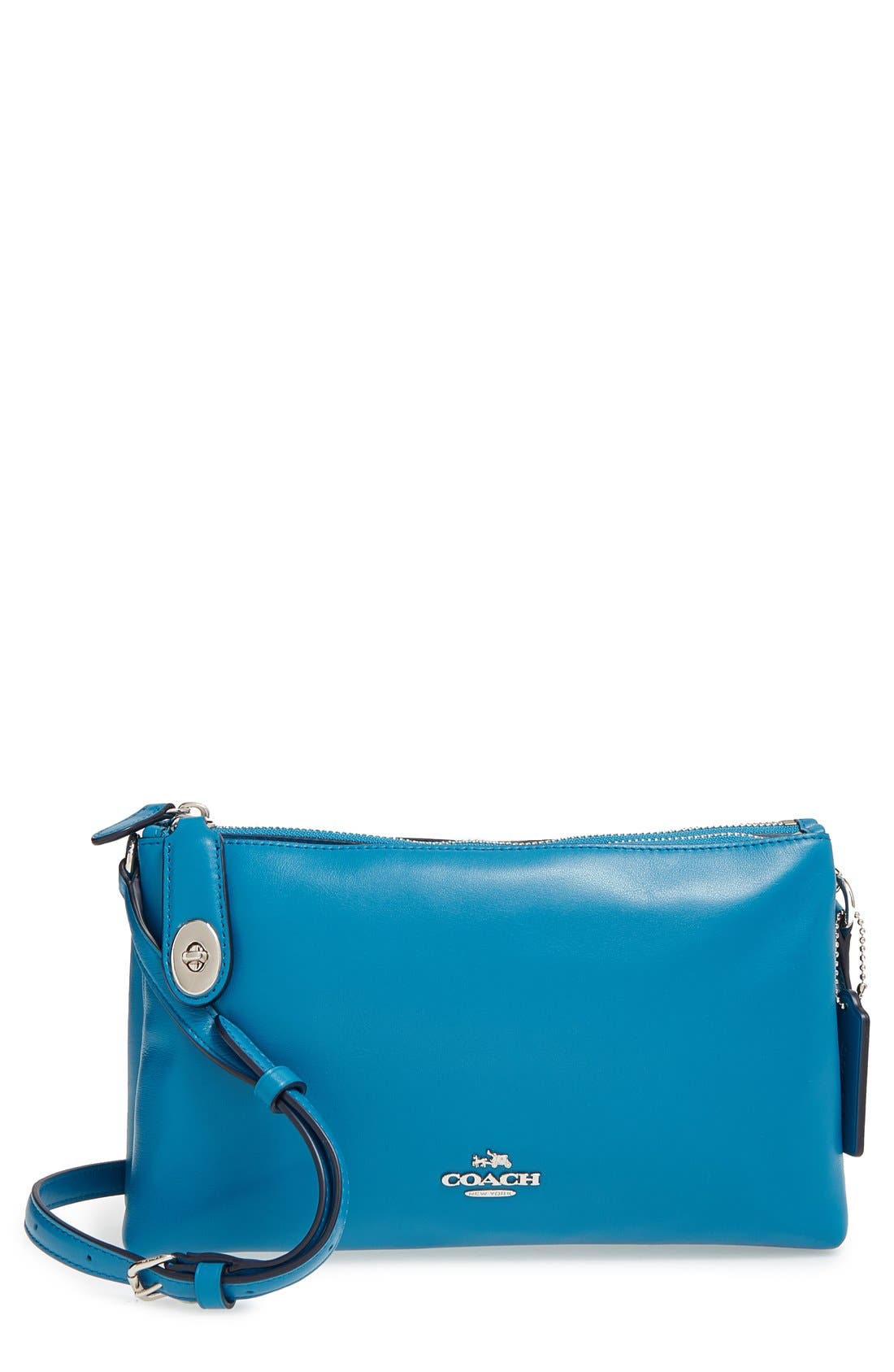 'Crosby' Crossbody Bag, Main, color, PEACOCK