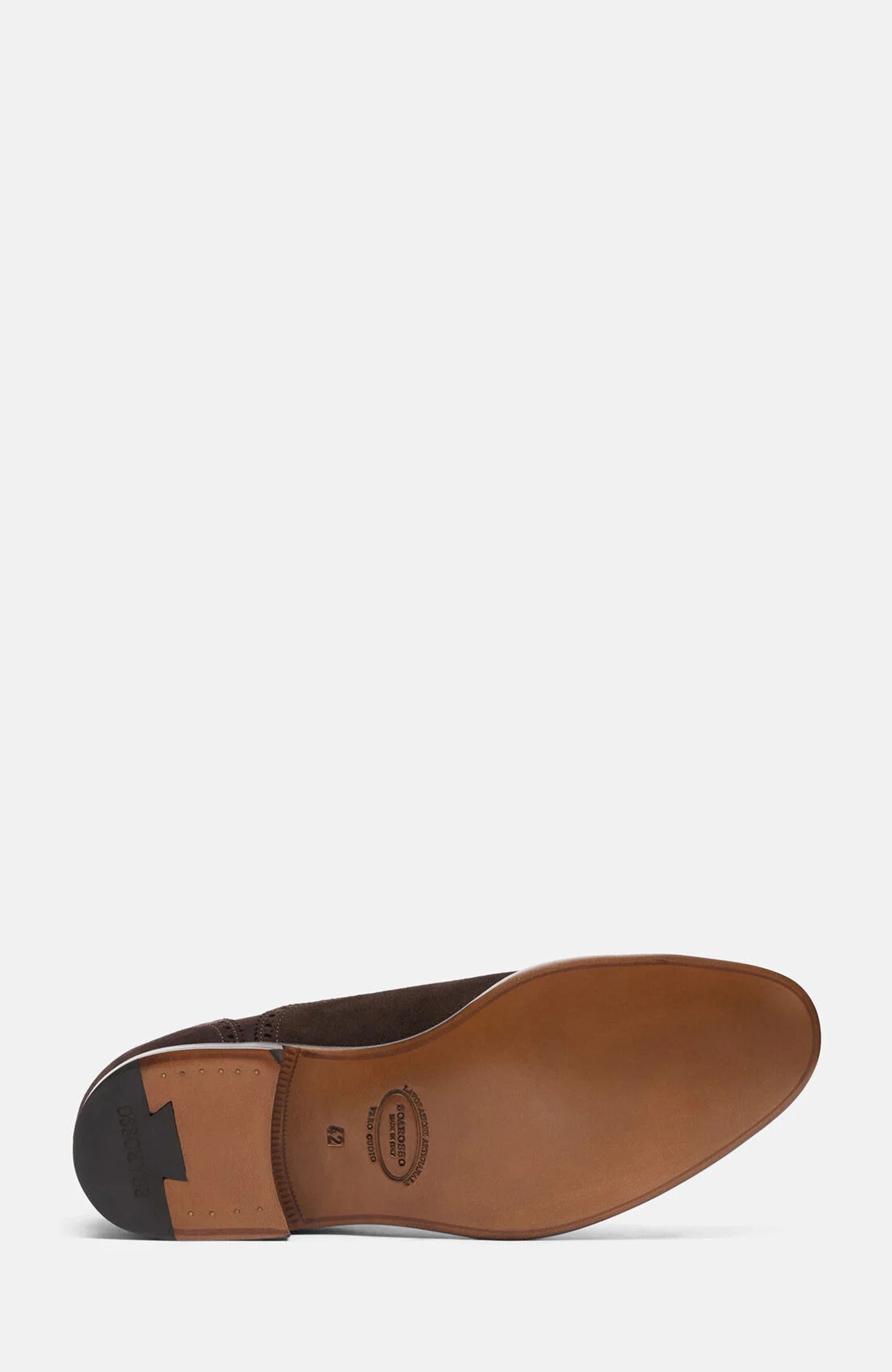 Roberto Oxfords, Alternate, color, Dark Brown Suede