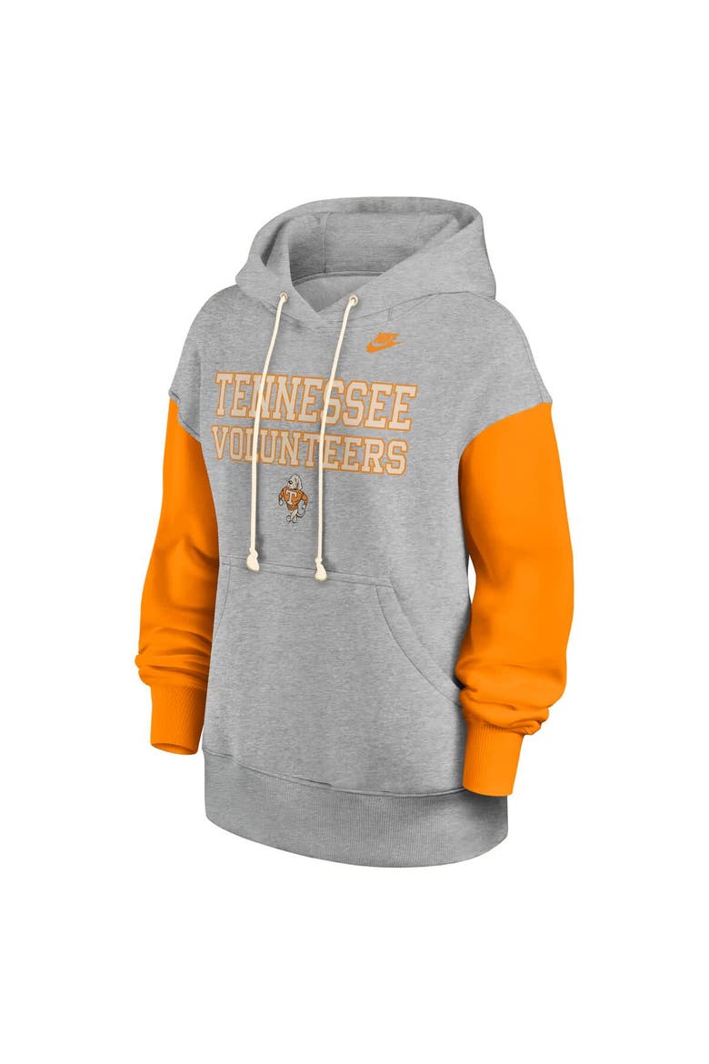 Women's Nike Heather Gray/Tennessee Orange Tennessee Volunteers Oversized Legacy Phoenix Pullover Hoodie, Alternate, color, Heather Gray