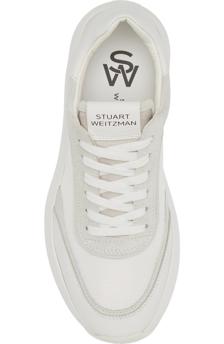 Stuart Weitzman Glide Lace-Up Sneaker, Alternate, color,