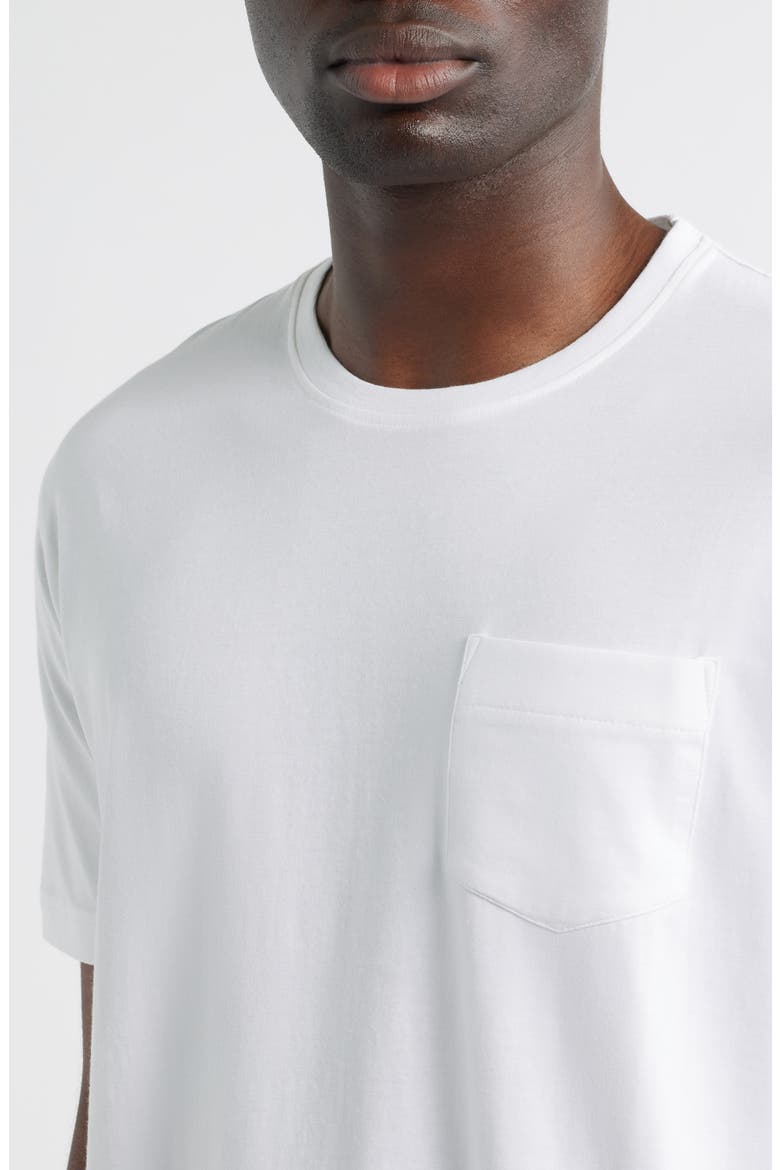 Crown Comfort Cotton Blend Pocket T-Shirt, Alternate, color, WHITE