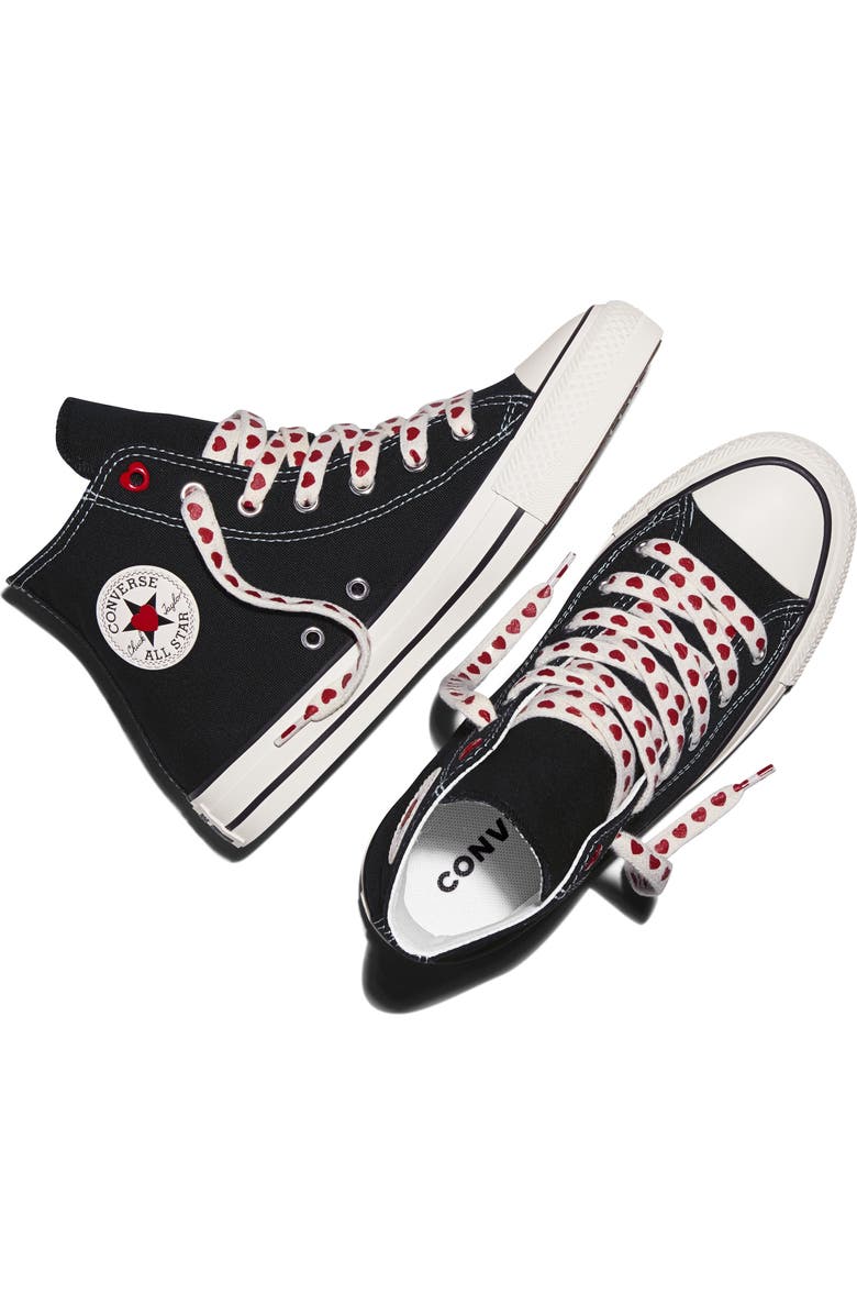 Converse Kids' Chuck Taylor<sup>®</sup> All Star<sup>®</sup> High Top Sneaker, Alternate, color, Black/ Vintage White/ Days