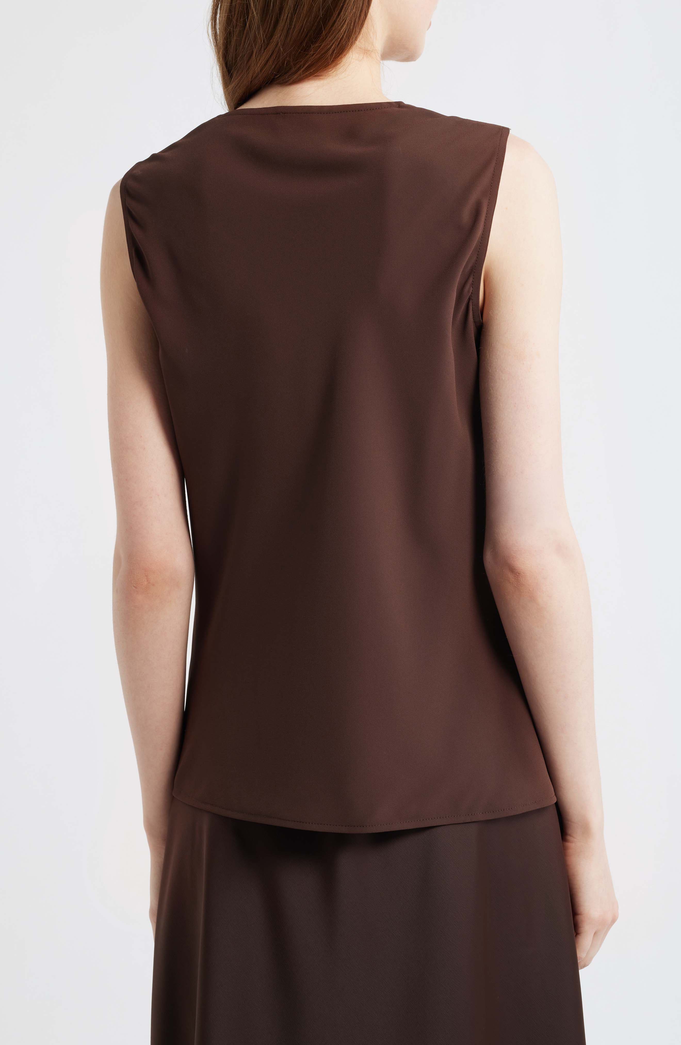 Cowl Neck Sleeveless Top - image 2