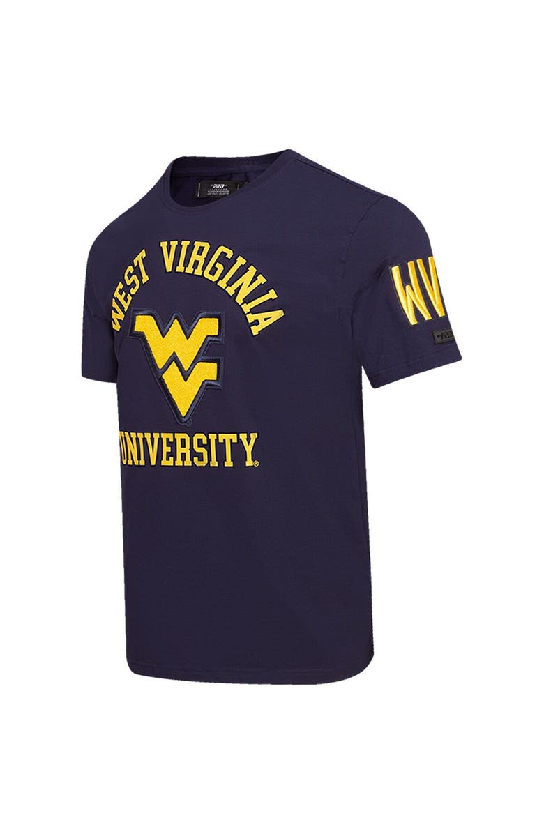 PRO STANDARD Men's Pro Standard Navy West Virginia Mountaineers Classic Stacked Logo T-Shirt, Alternate, color, Navy