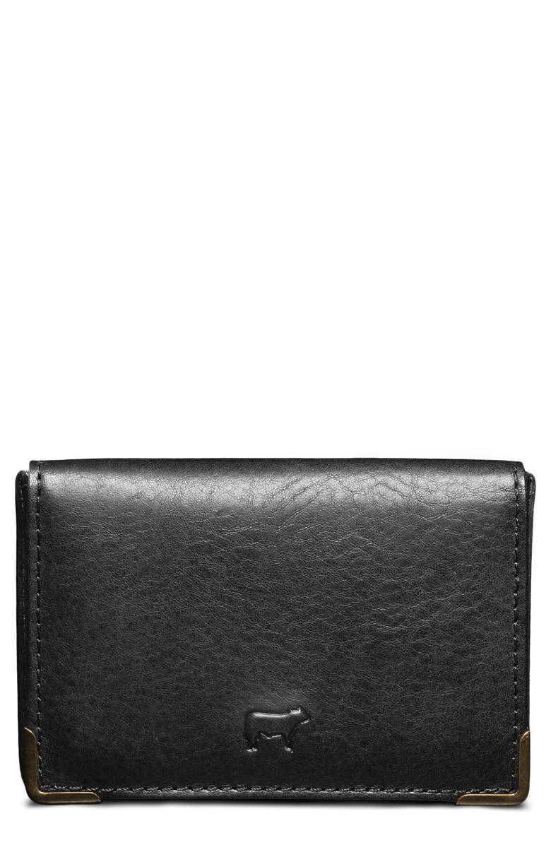Will Leather Goods William Leather Card Case, Main, color, Black
