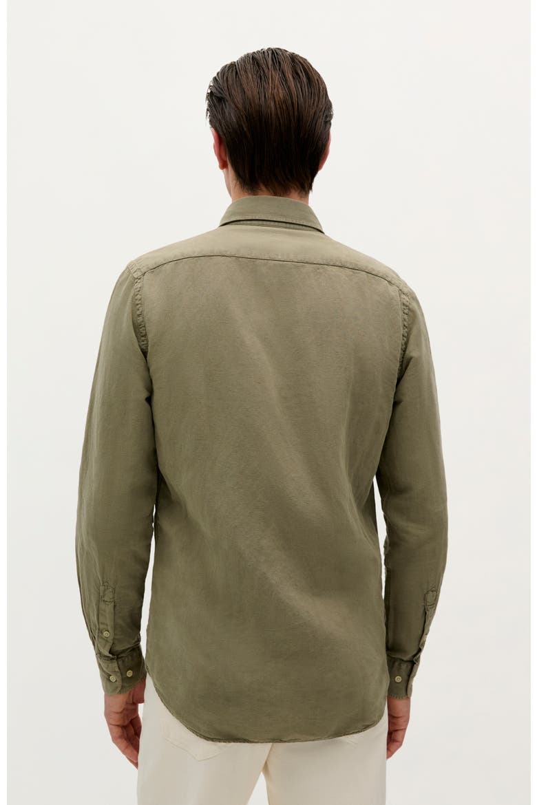Vintage Linen Se Shirt, Alternate, color, Khaki