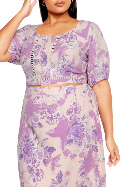 Isabella Floral Top (Plus)