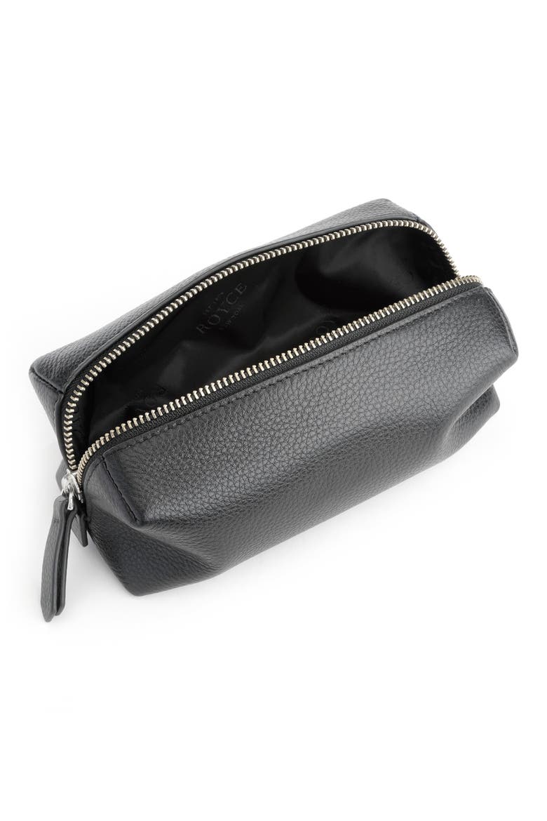 Minimalist Leather Utility Bag, Alternate, color, BLACK