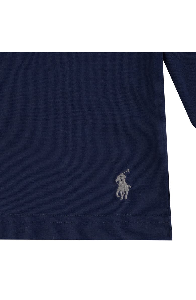 POLO Kids' Long Sleeve T-Shirt & Joggers Set, Alternate, color, Andover Heather